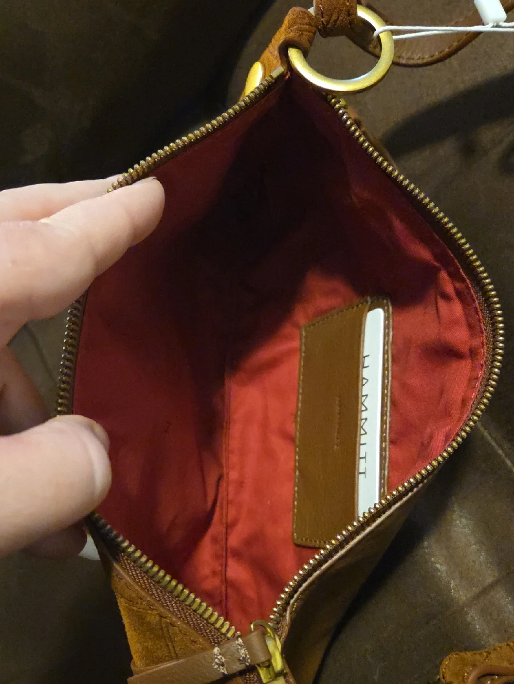 BRAND NEW Hammitt Kyle Suede Handbag - Picture 7 of 7